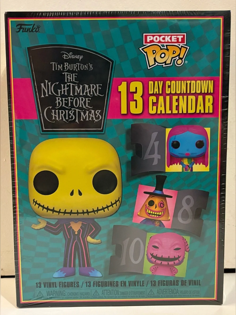 Funko: The Nightmare Before Christmas Blacklight 13 Day Advent Calendar - New